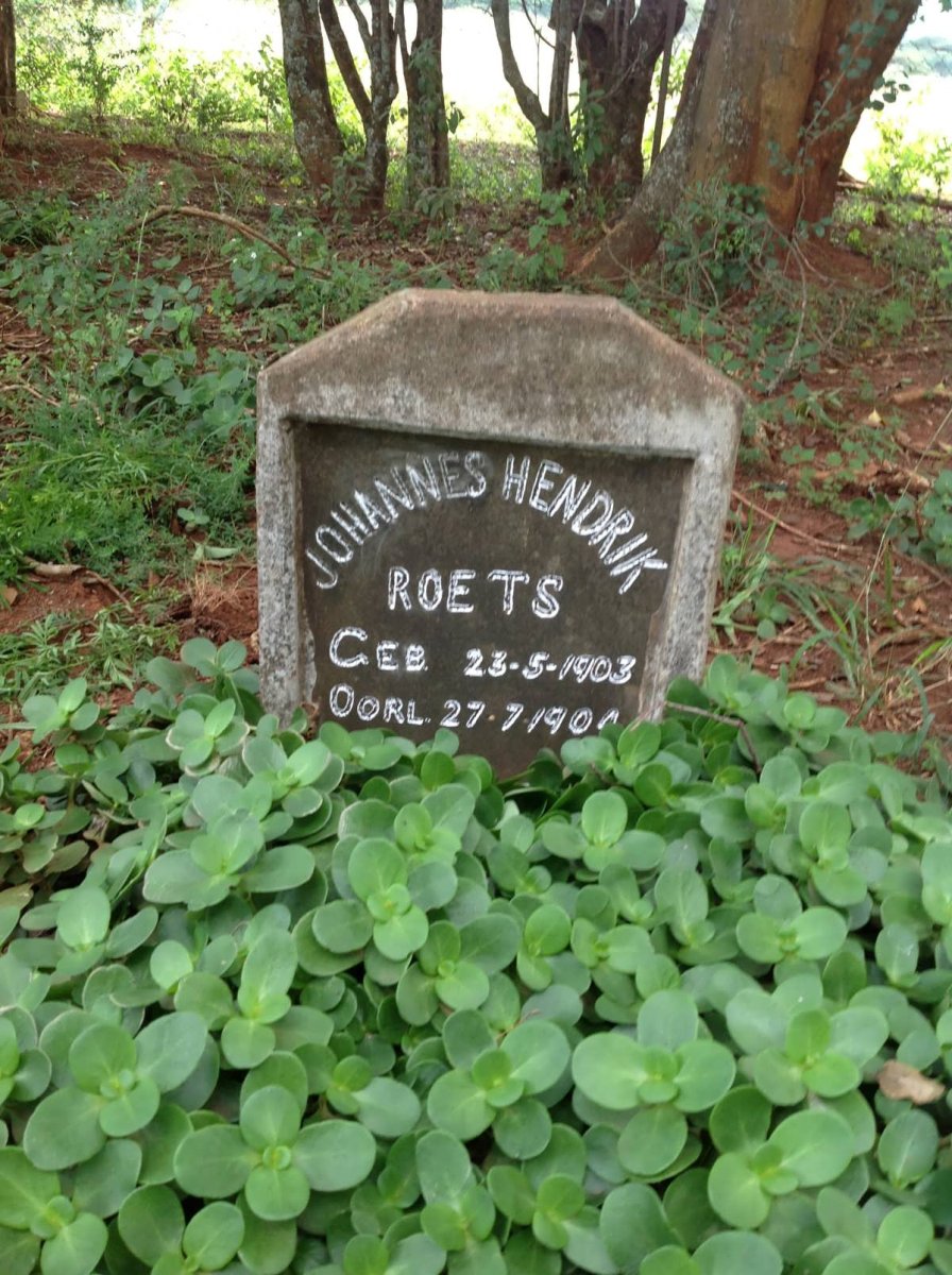 ROETS Johannes Hendrik 1903-1904