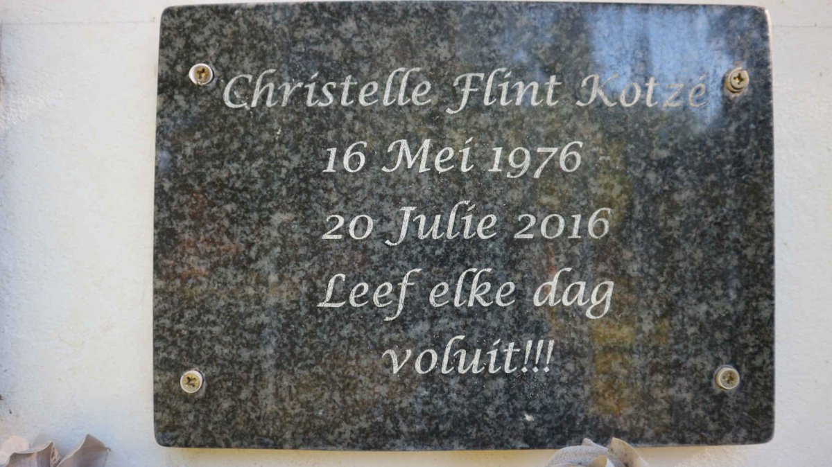 KOTZÉ Christelle Flint 1976-2016