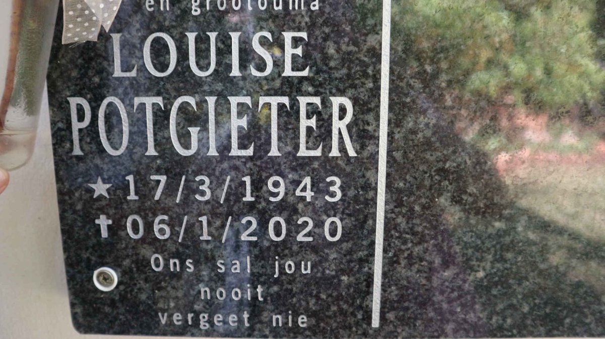 POTGIETER Louise 1943-2020