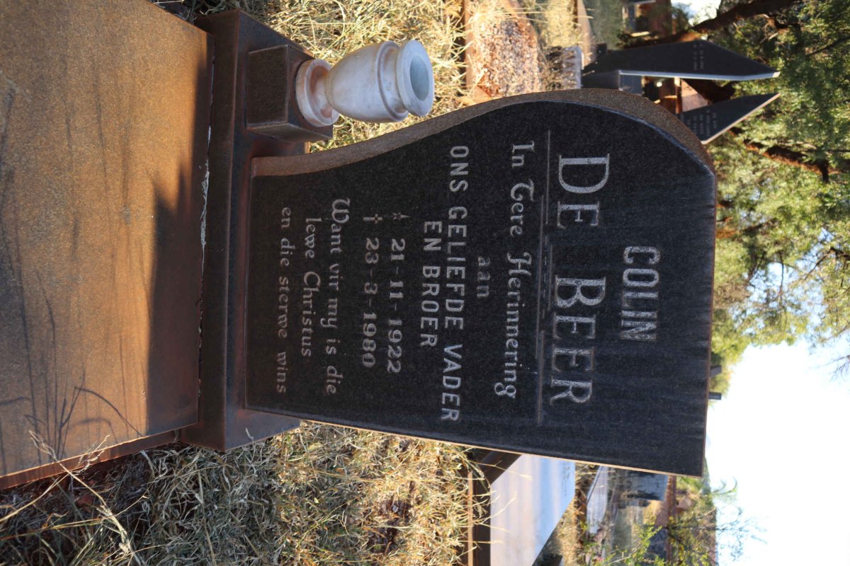 BEER Colin, de 1922-1980