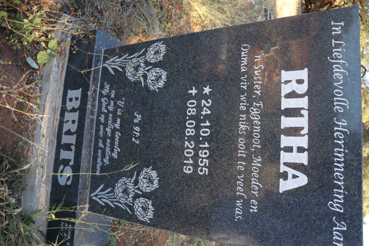BRITS Ritha 1955-2019
