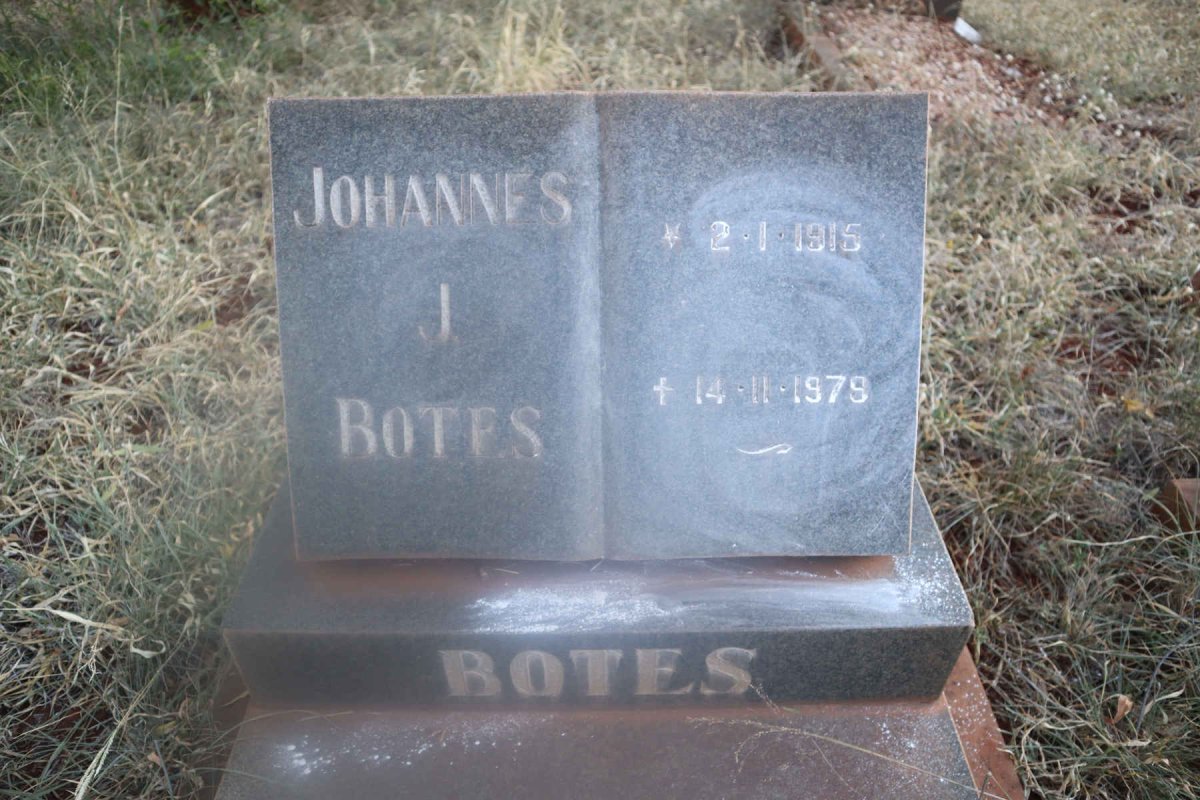 BOTES Johannes J. 1915-1979