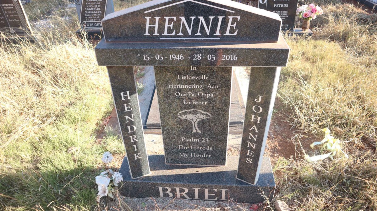 BRIEL Hendrik Johannes 1946-2016