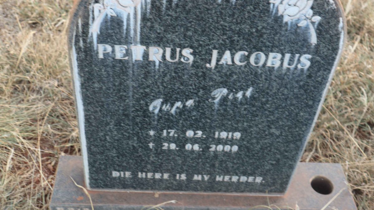 BREDENKAMP Petrus Jacobus 1919-2000