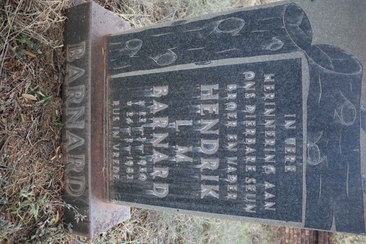 BARNARD Hendrik L.M. 1950-1982