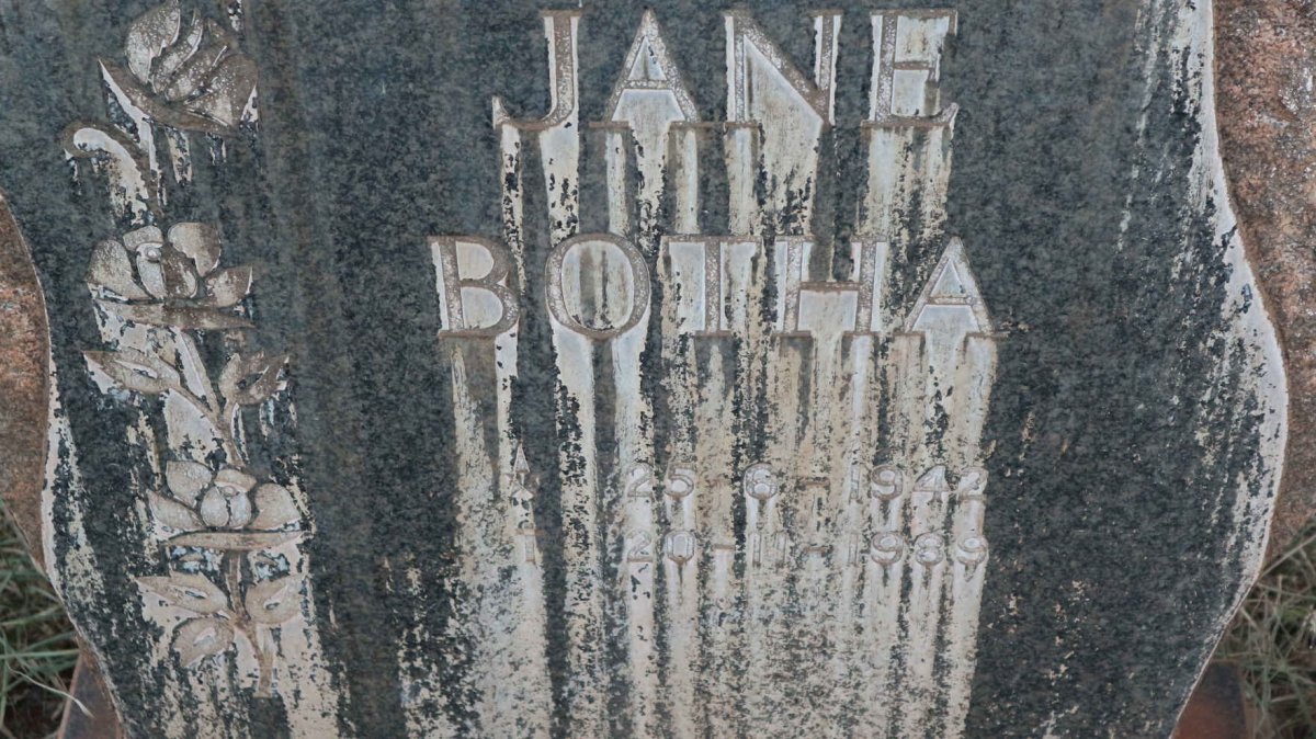 BOTHA Jane 1942-1989