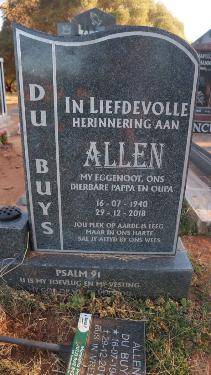 BUYS Allen, du 1940-2018
