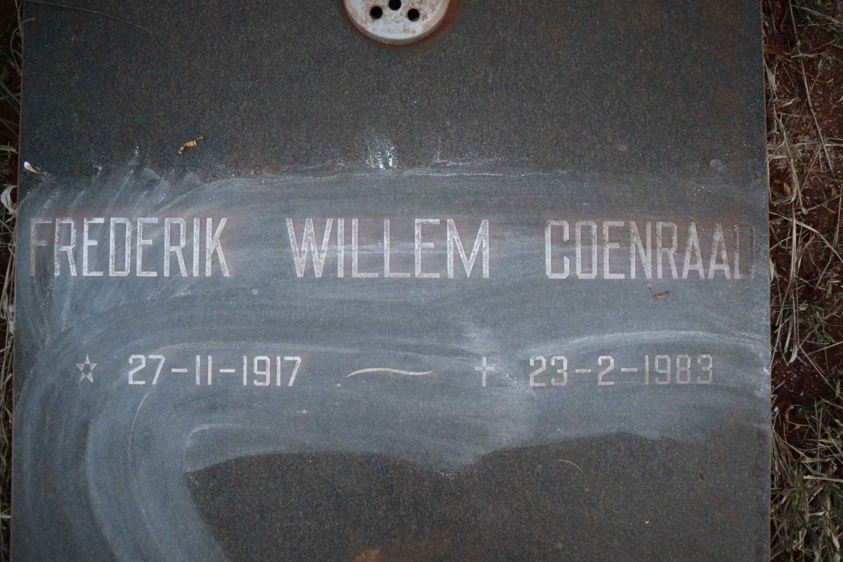 BUITENDAG Frederik Willem Coenraad 1917-1983