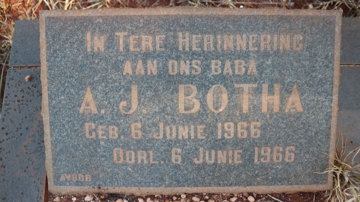 BOTHA A.J. 1966-1966