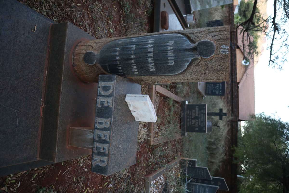 BEER Dawid Matthys, de 1928-1982
