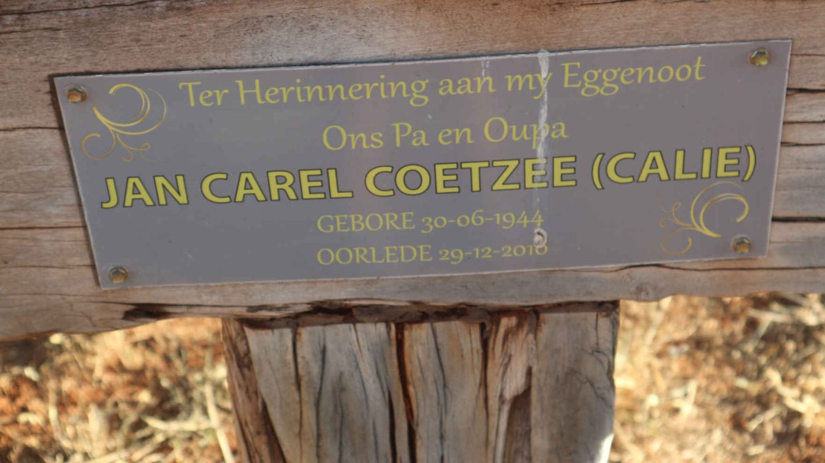 COETZEE Jan Carel 1944-2010
