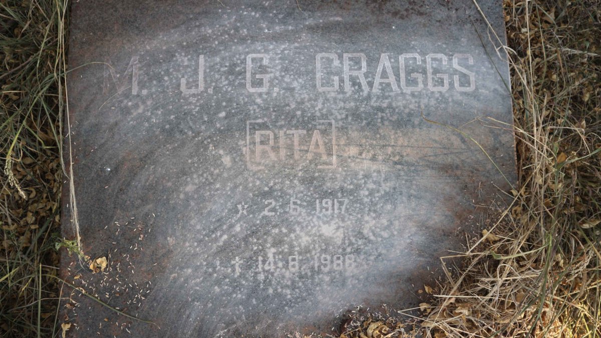 CRAGGS M.J.G. 1917-1988