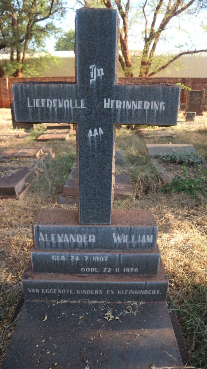 CRAGGS Alexander William 1907-1970