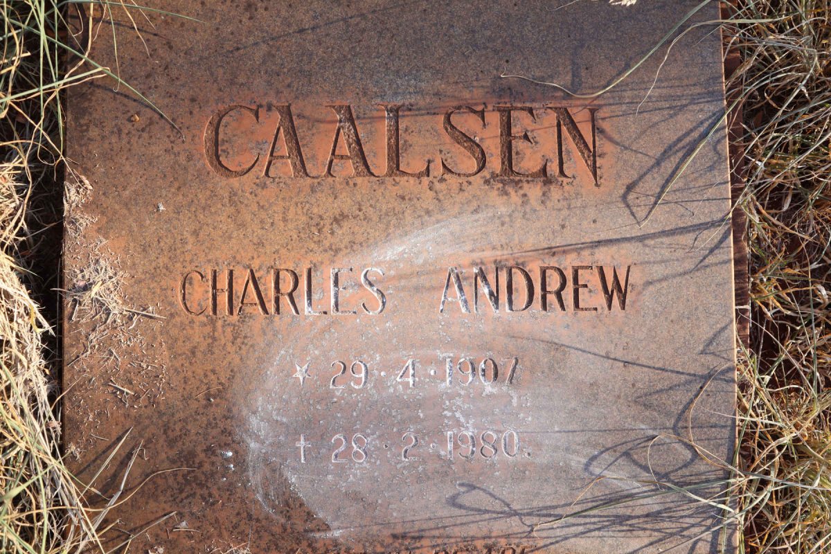 CAALSEN Charles Andrew 1907-1980