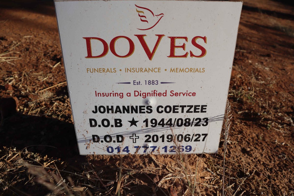 COETZEE Johannes 1944-2019