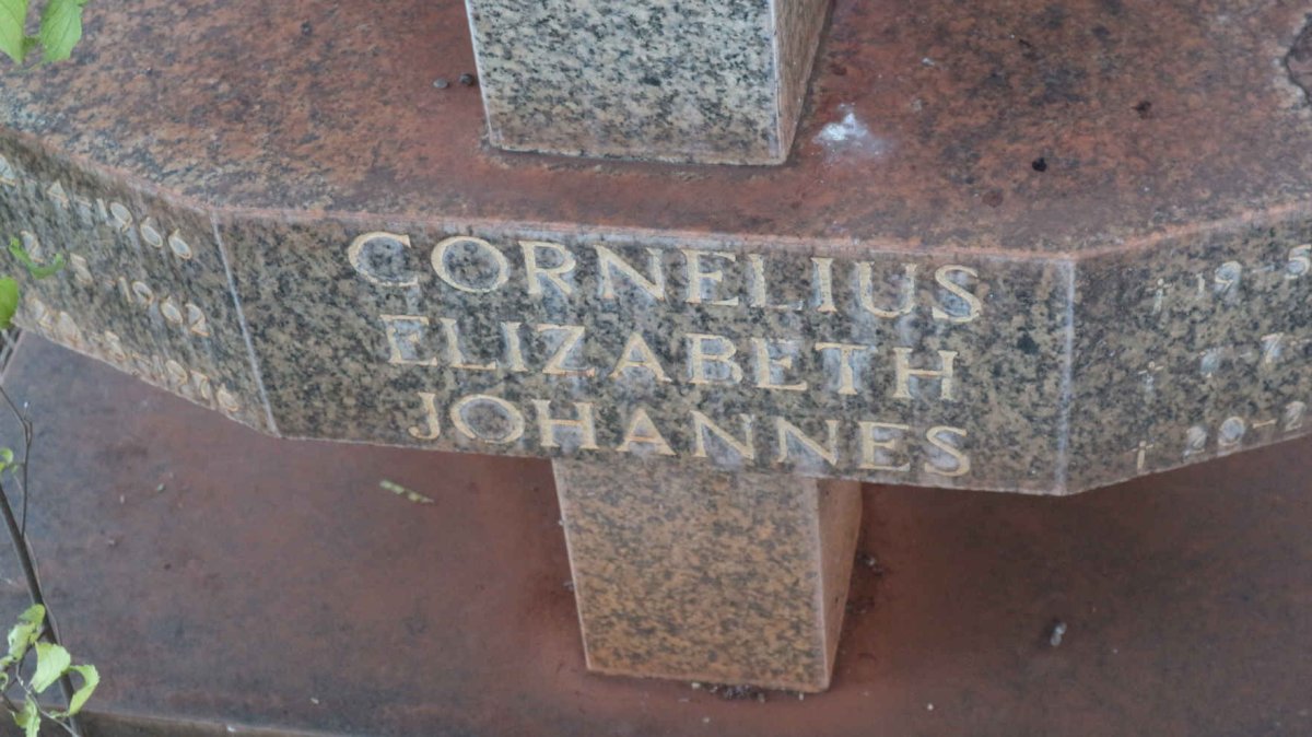 CRONJE Dirk Cornelius 1922-1986 :: CRONJE Cornelius 1966-1967 :: CRONJE  Elizabeth 1962-1970 :: CRONJE Johannes 1976-1978