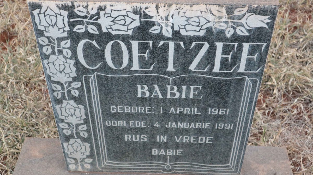 COETZEE Babie 1961-1991