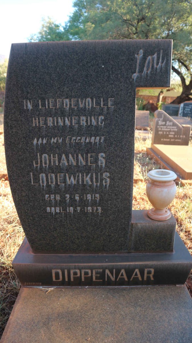 DIPPENAAR Johannes Lodewikus 1919-1973