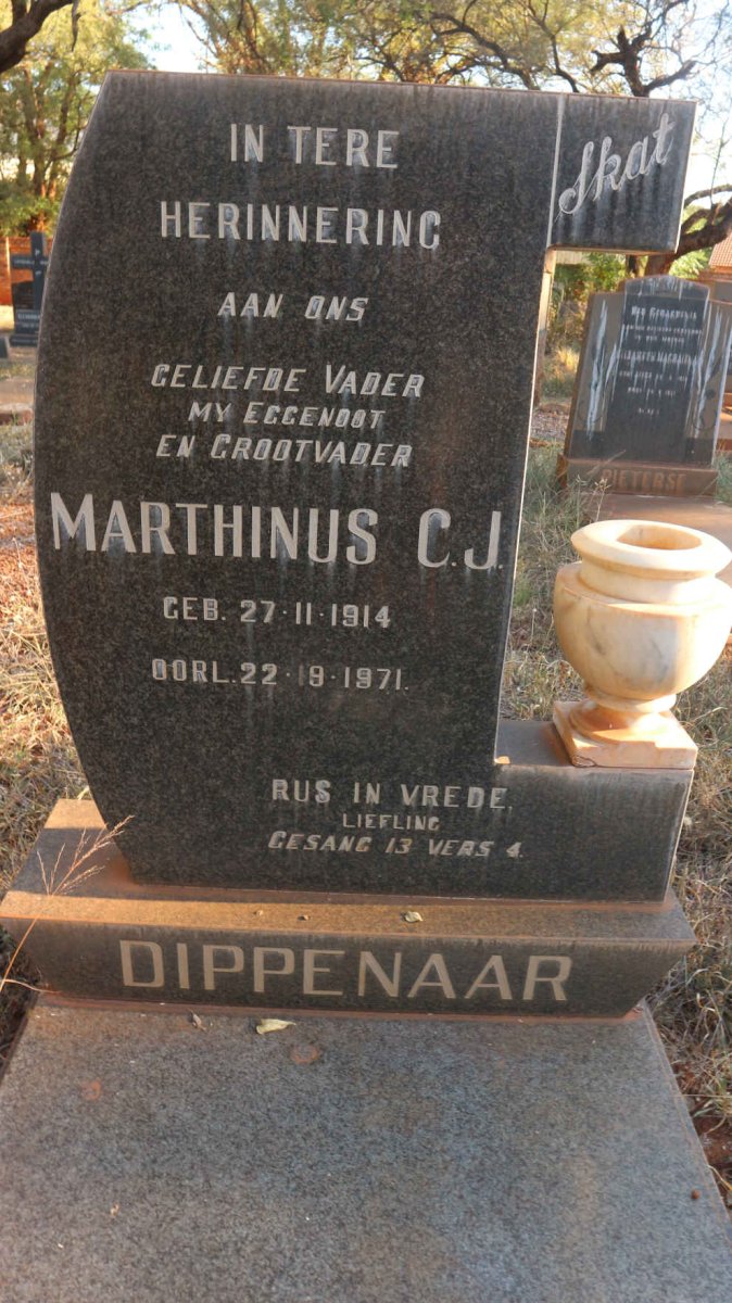 DIPPENAAR Marthinus C.J. 1914-1971