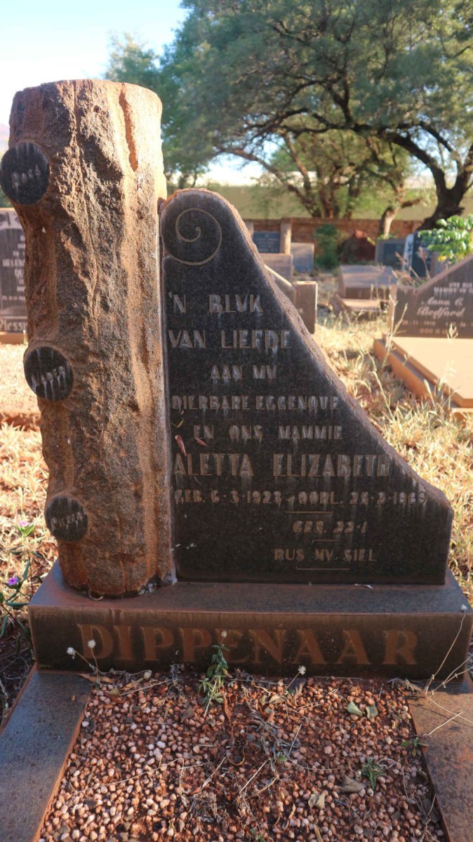 DIPPENAAR Aletta Elizabeth 1923-1969
