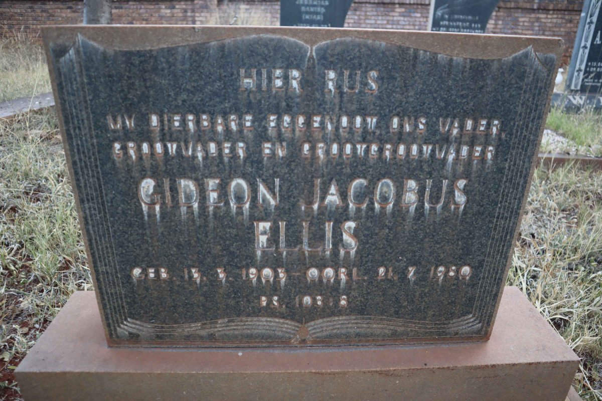 ELLIS Gideon Jacobus 1903-1980