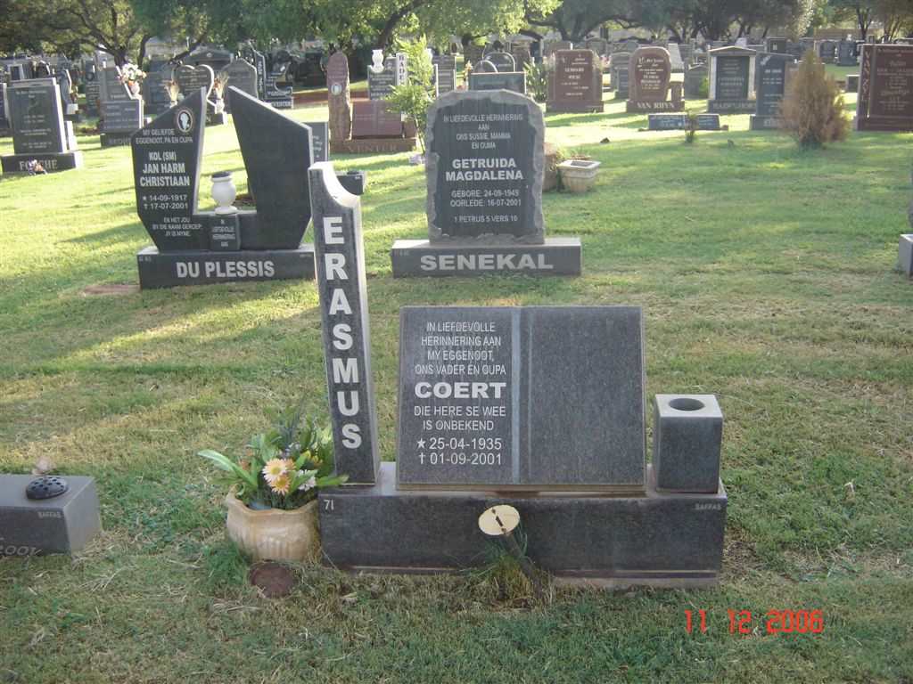 ERASMUS Coert 1935-2001