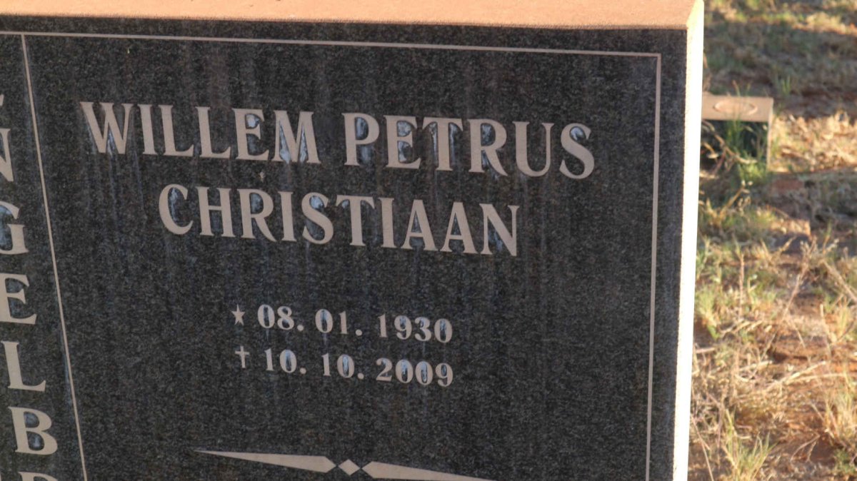 ENGELBRECHT Willem Petrus Christiaan 1930-2009 &amp; Anna Susanna VENTER 1932-