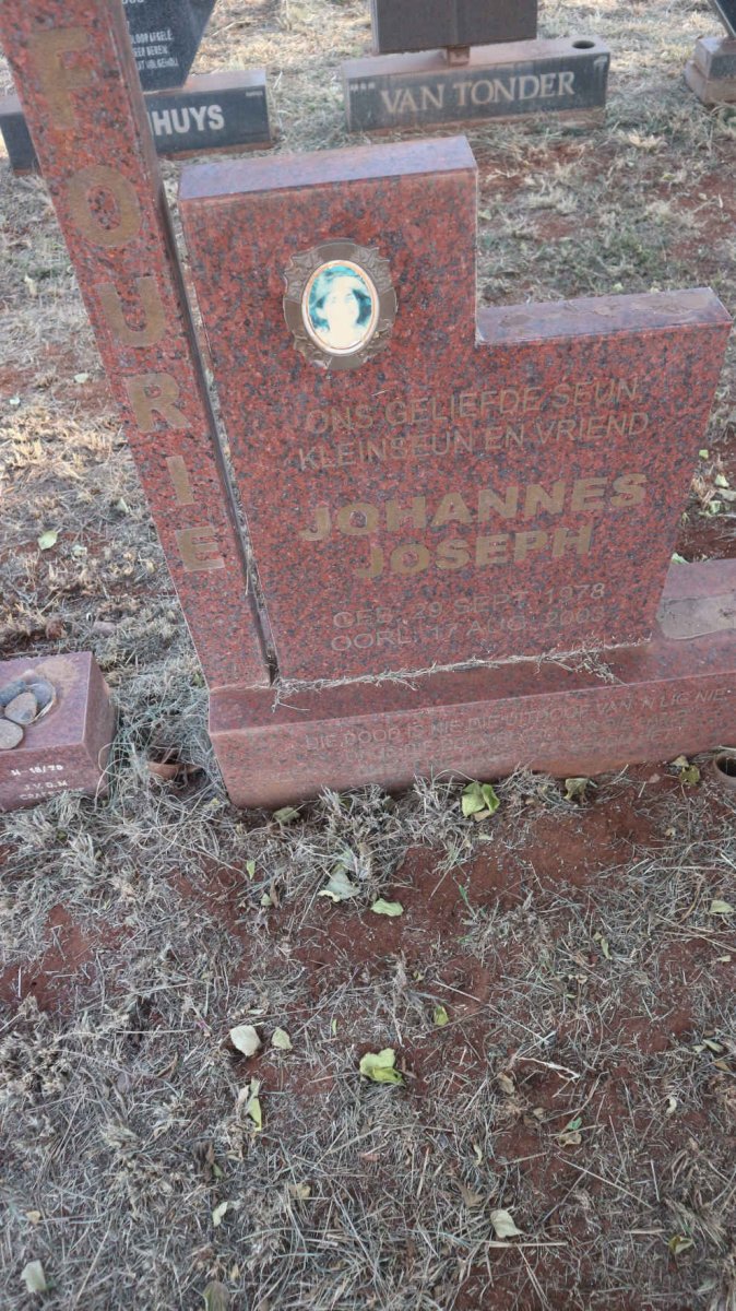 FOURIE Johannes Joseph 1978-2003