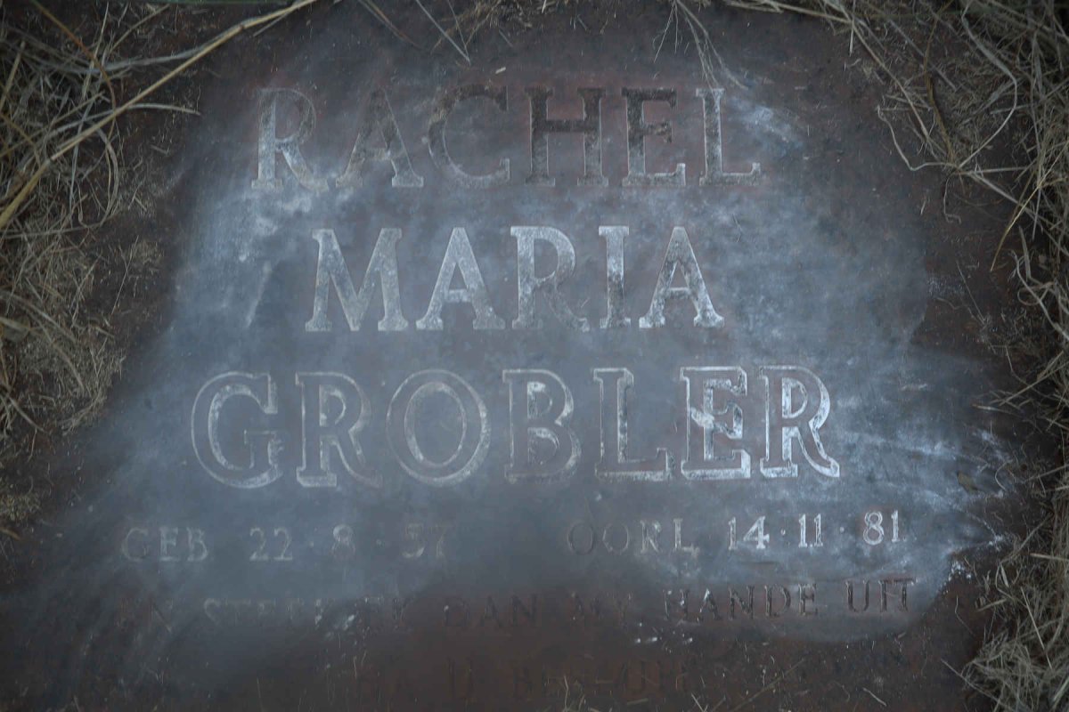 GROBLER Rachel Maria 1957-1981