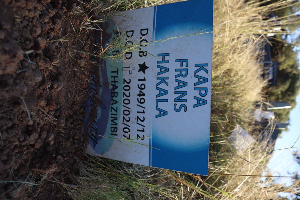 HAKALA Kapa Frans 1949-2020