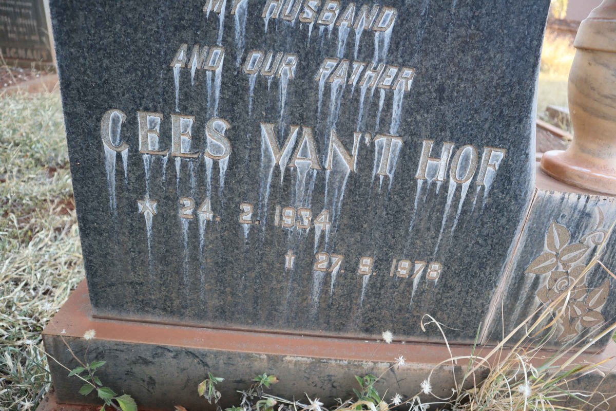 HOF Gees, van't 1934-1978