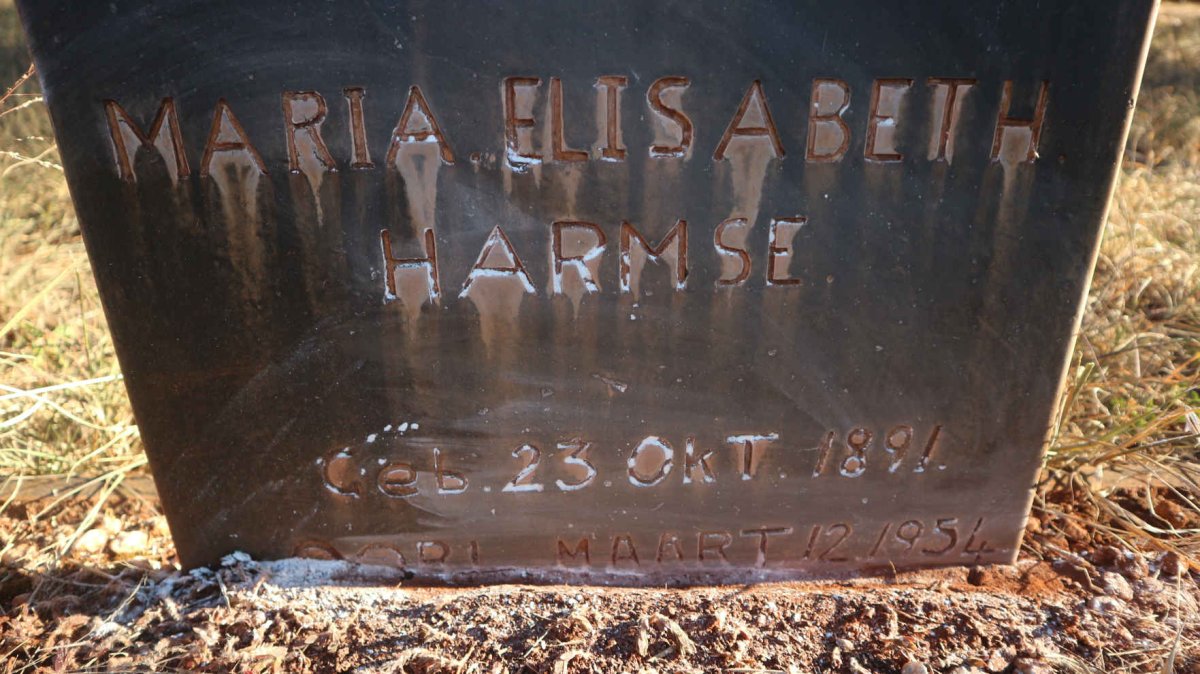 HARMSE Maria Elisabeth 1891-1954