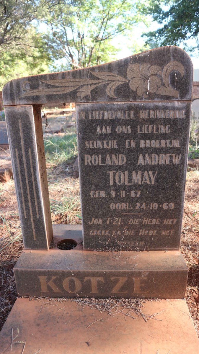 KOTZE Roland Andrew Tolmay 1967-1969
