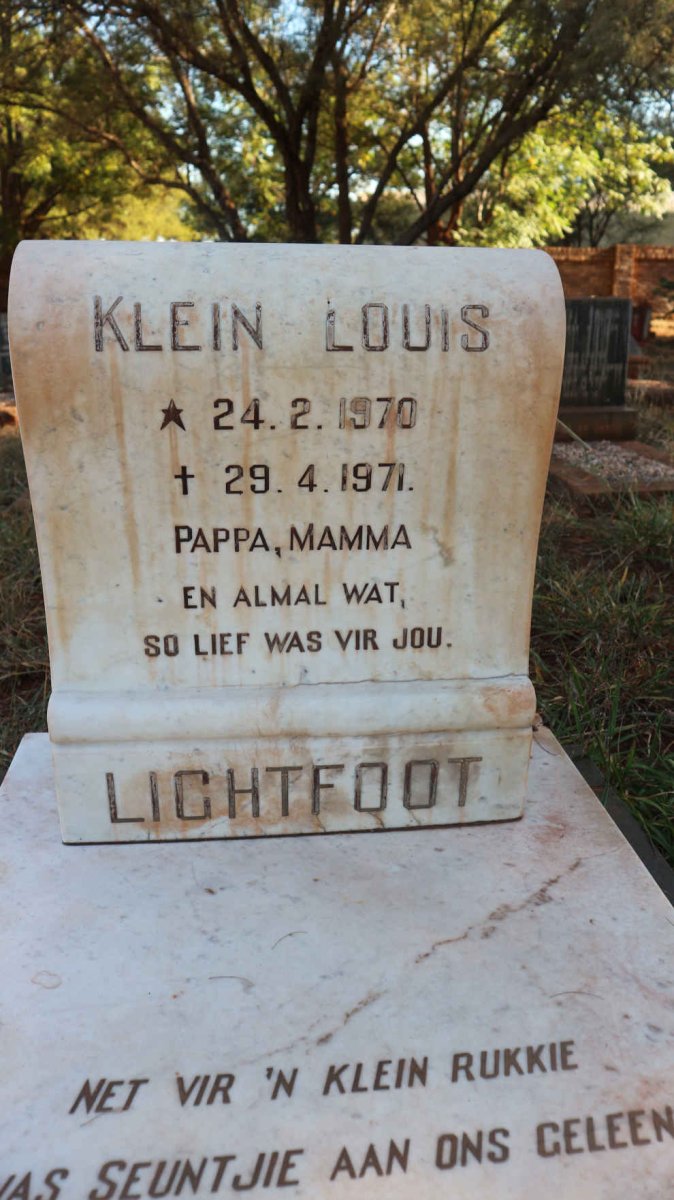 LIGHTFOOT Louis 1970-1971