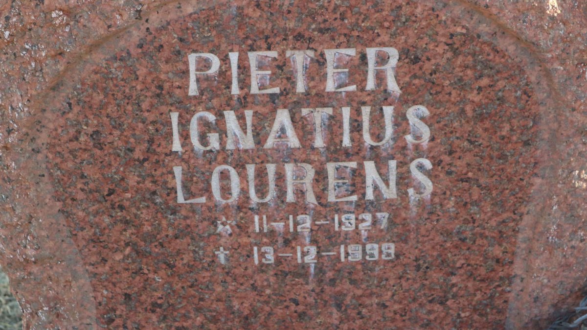 LOURENS Pieter Ignatius 1927-1999
