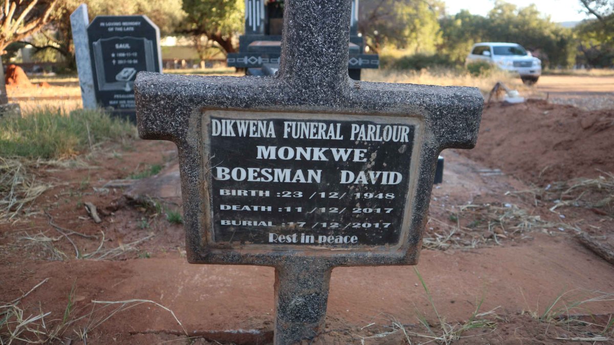 MONKWE Boesman David 1948-2017