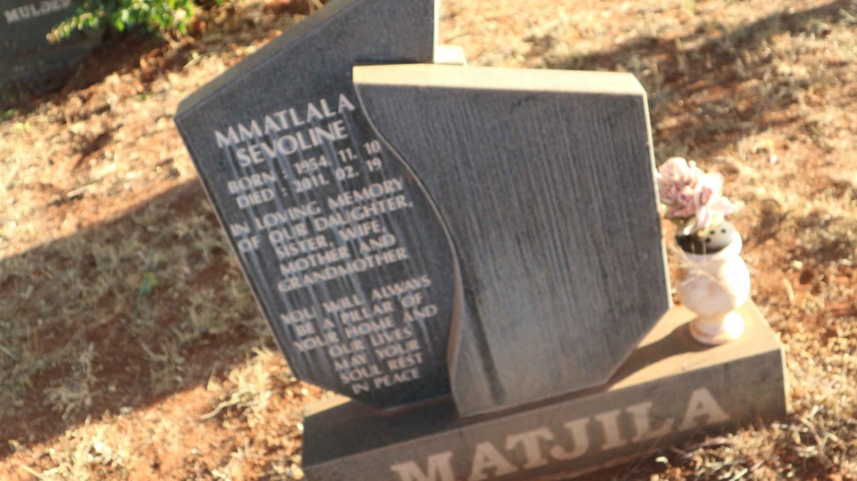 MATJILA Mmahala Sevoline 1954-2011