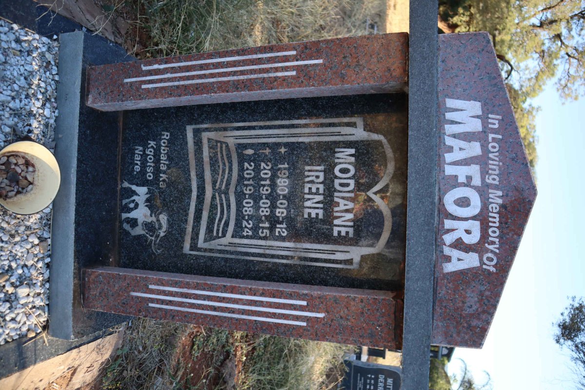 MAFORA Modiane Irene 1980-2019