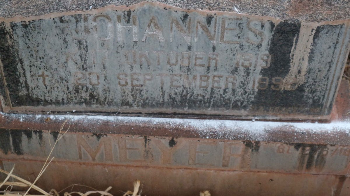 MEYER Andries Marthinus Johannes 1919-1992