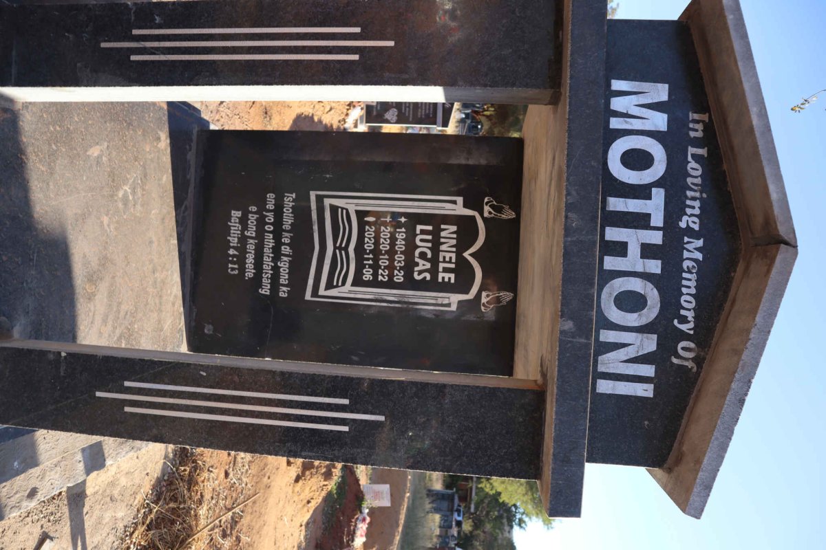 MOTHONI Nnele Lucas 1940-2020