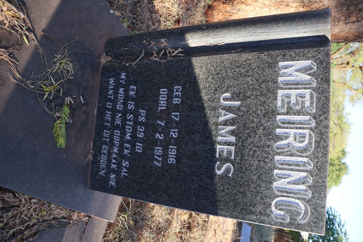 MEIRING James 1916-1977