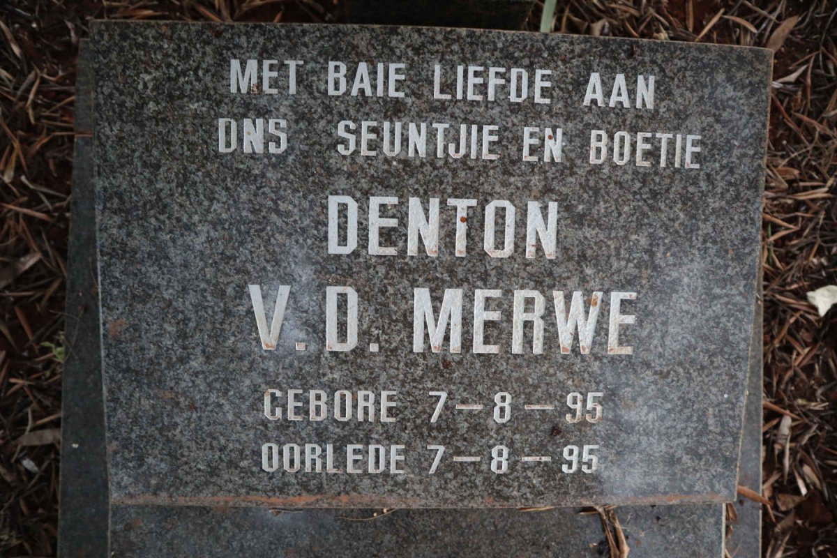 MERWE Denton, v.d. 1995-1995