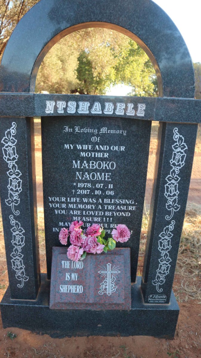 NTSHABELE Maboko Naome 1978-2017