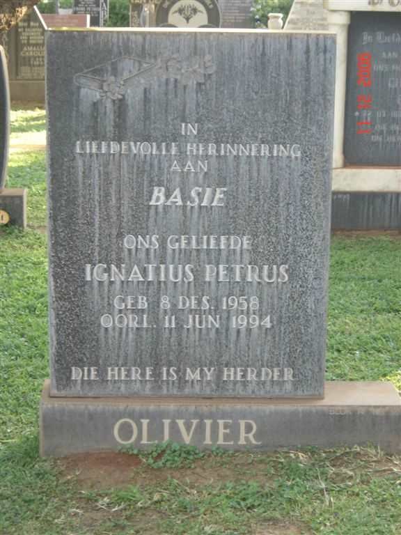 OLIVIER Ignatius Petrus 1958-1994