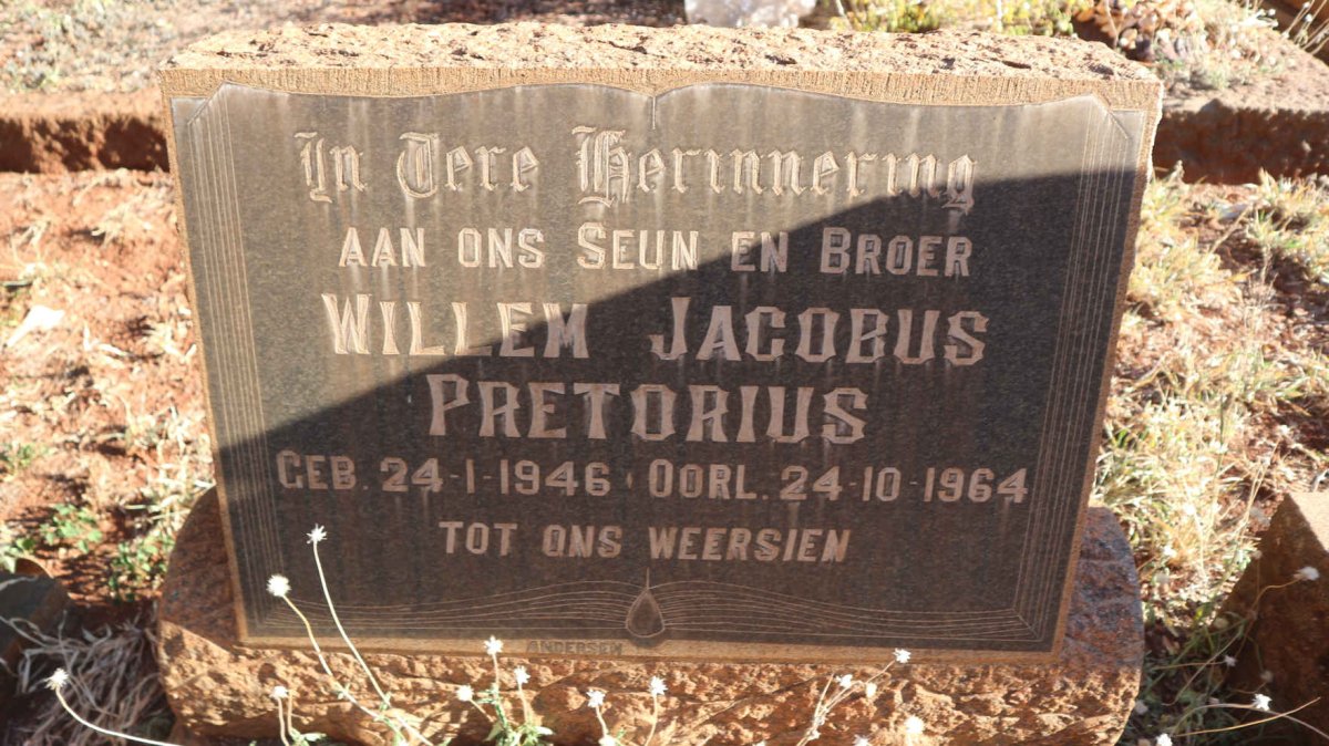 PRETORIUS Willem Jacobus 1946-1964
