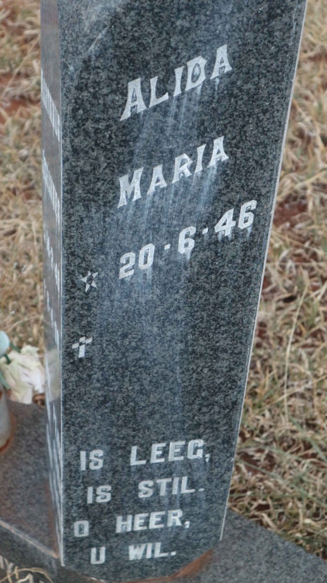 PELSER Marthinus Johannes 1949-1990 &amp; Alida Maria 1946-
