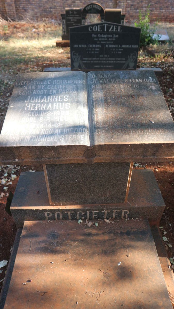 POTGIETER Johannes Hermanus 1933-1960