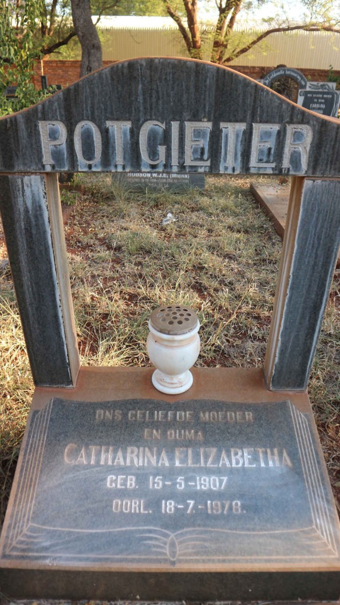 POTGIETER Catharina Elizabetha 1907-1978