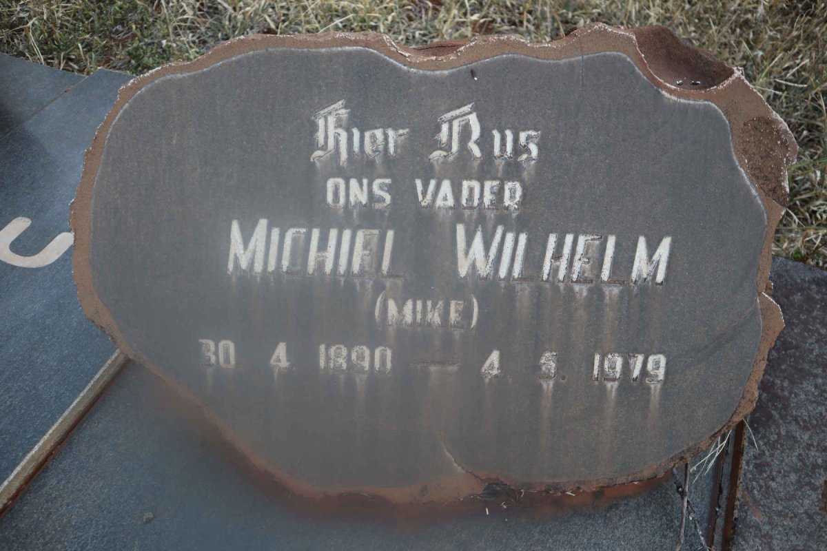 PREEZ Michiel Wilhelm, du 1890-19?9 :: DU PREEZ Hendrik Frederik 1940-2012 :: DU PREEZ Engela Wilhelmina Christina