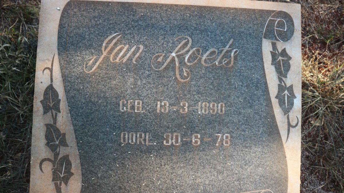 ROETS Jan 1890-1978